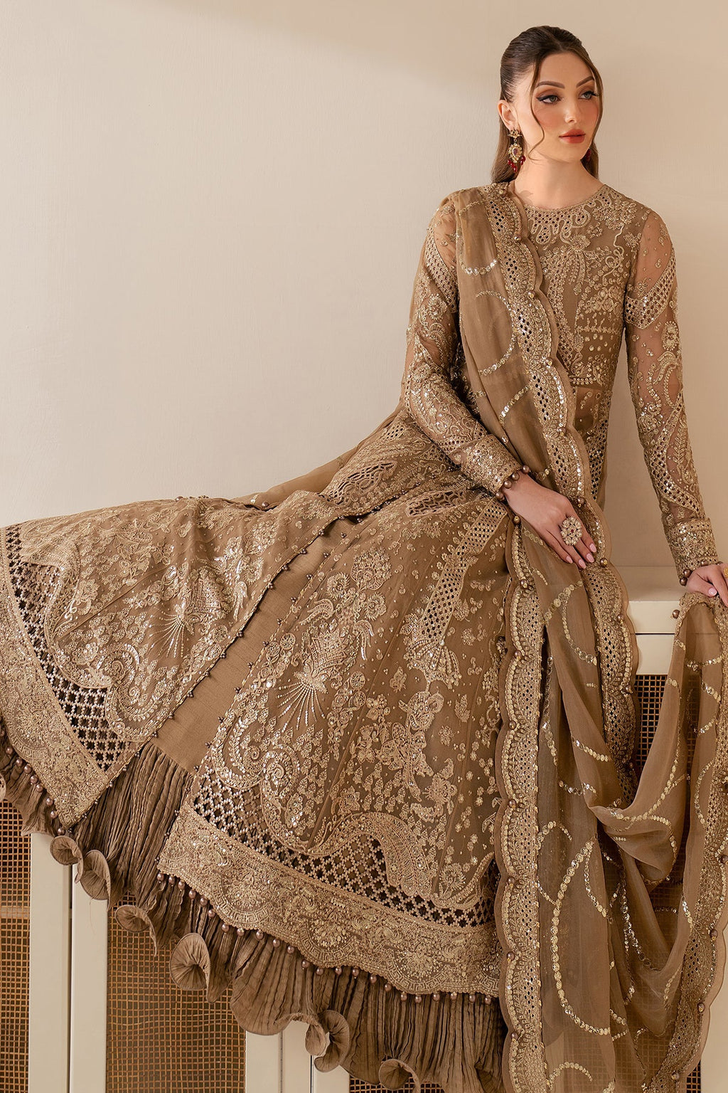 Jazmin | Wedding Formals - Embroidered Chiffon | WF'25-04