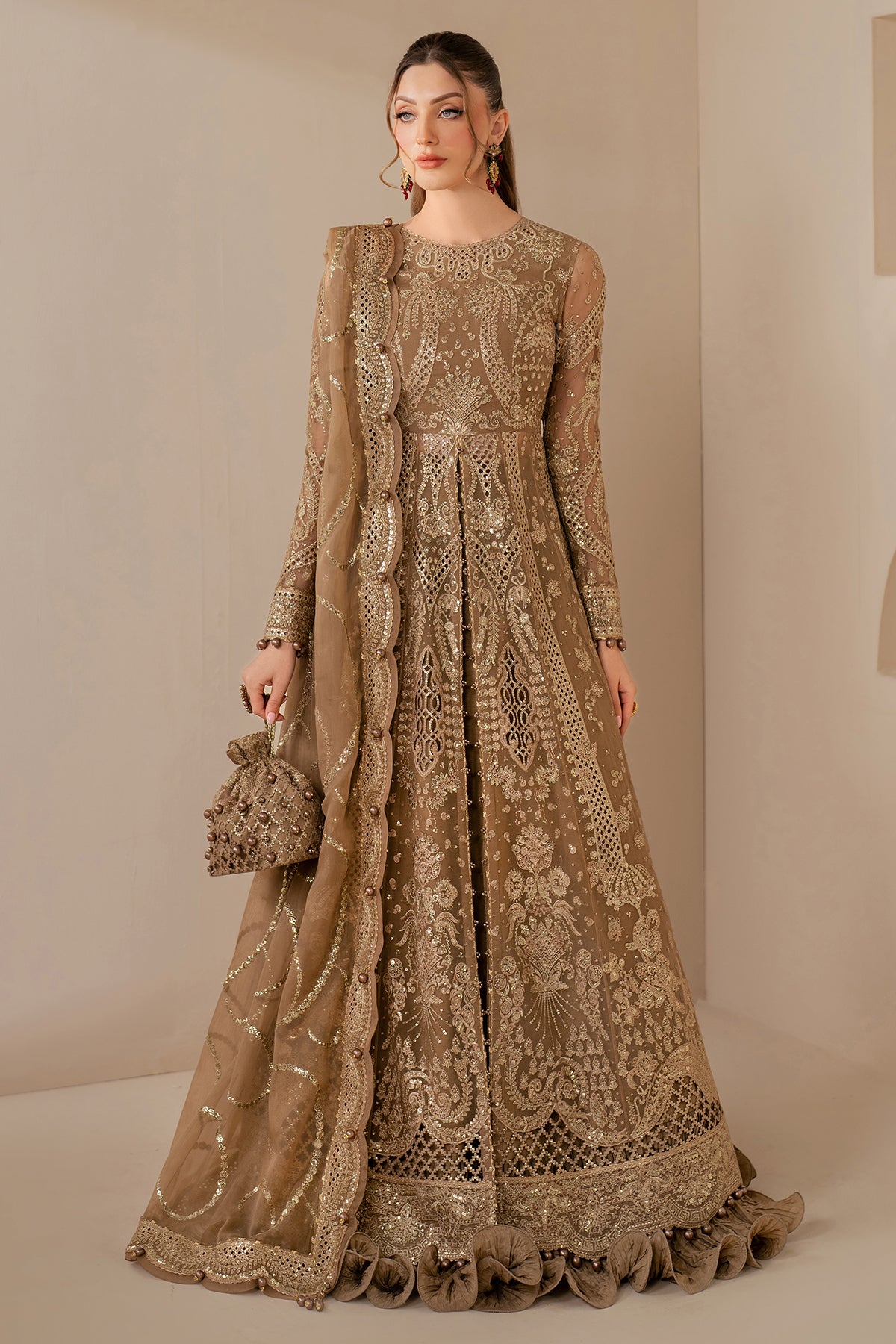 Jazmin | Wedding Formals - Embroidered Chiffon | WF'25-04