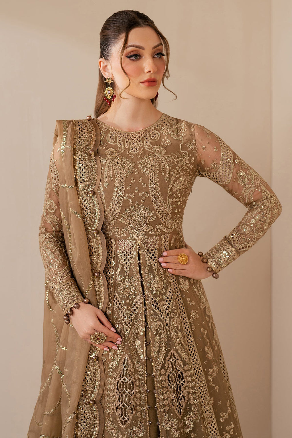 Jazmin | Wedding Formals - Embroidered Chiffon | WF'25-04