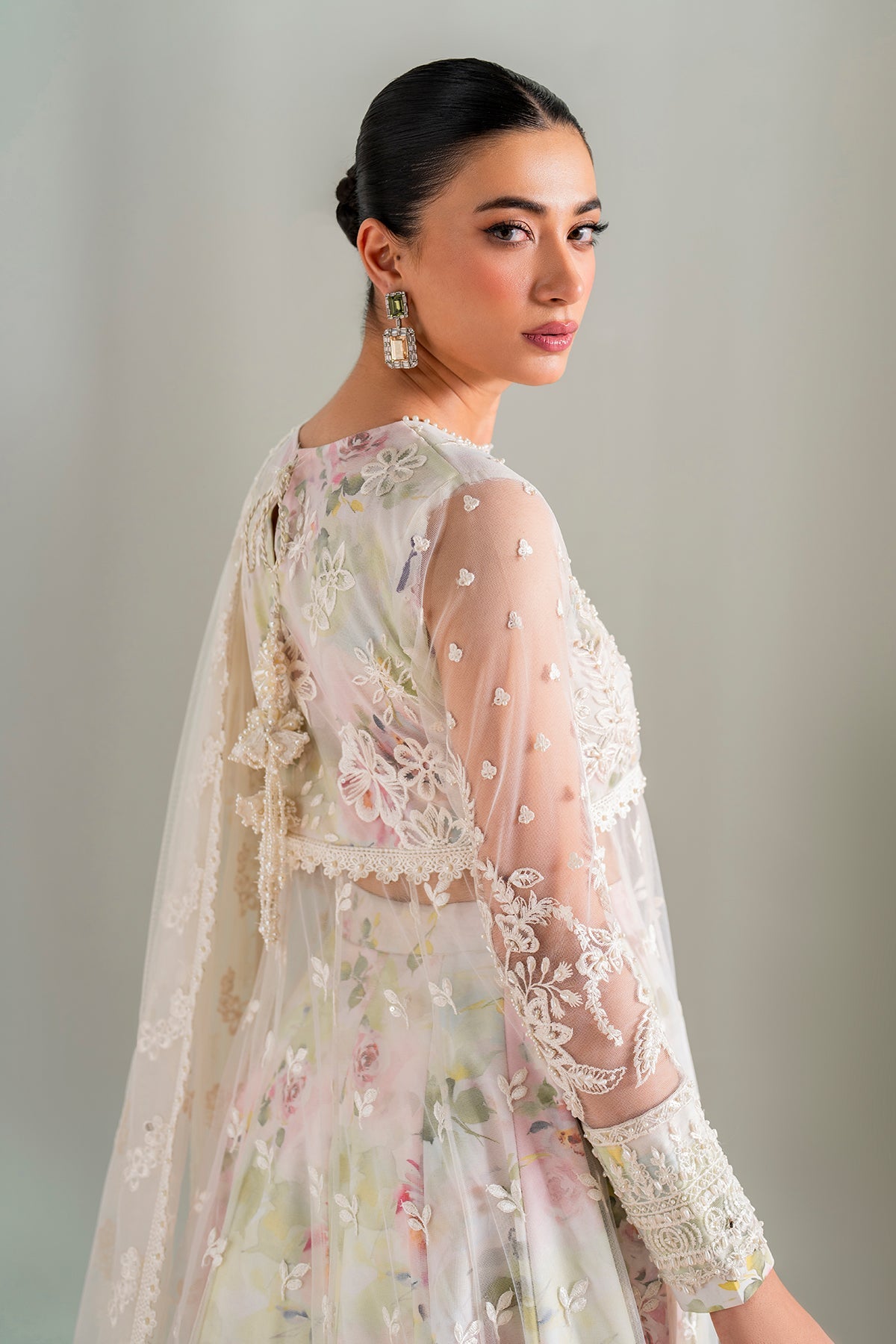 Baroque | Embroidered Chiffon | UF-686