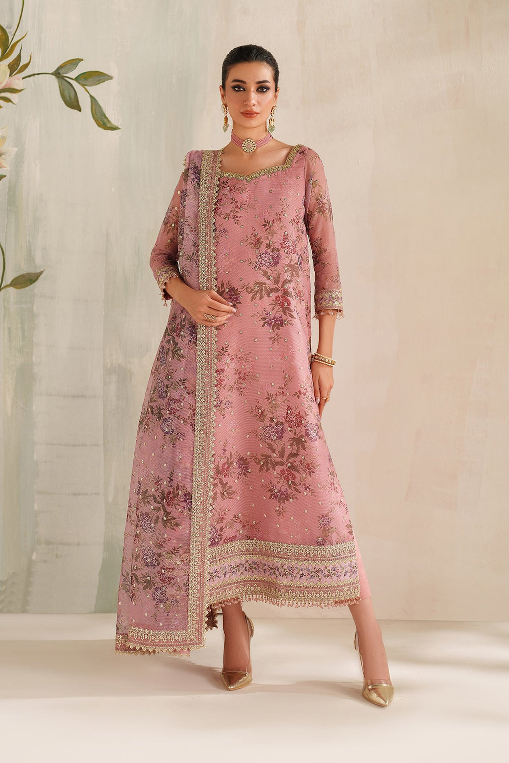 Baroque | EMBROIDERED COTTON NET | UF-4374