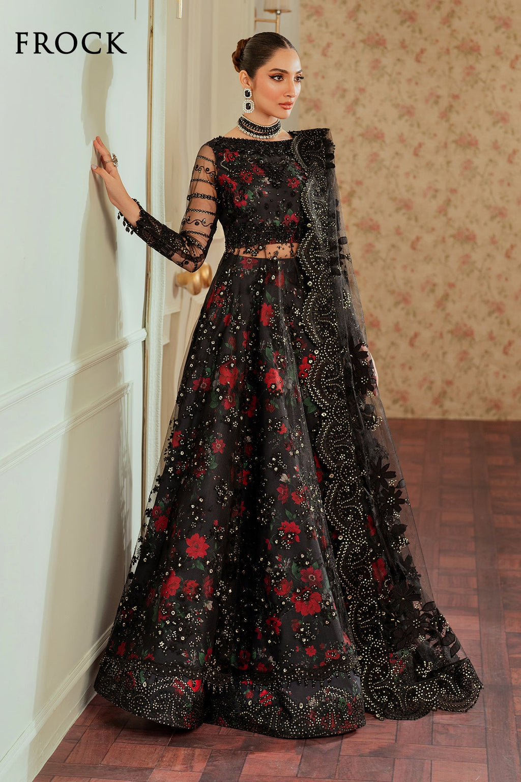Baroque | EMBROIDERED NET | CH13-05