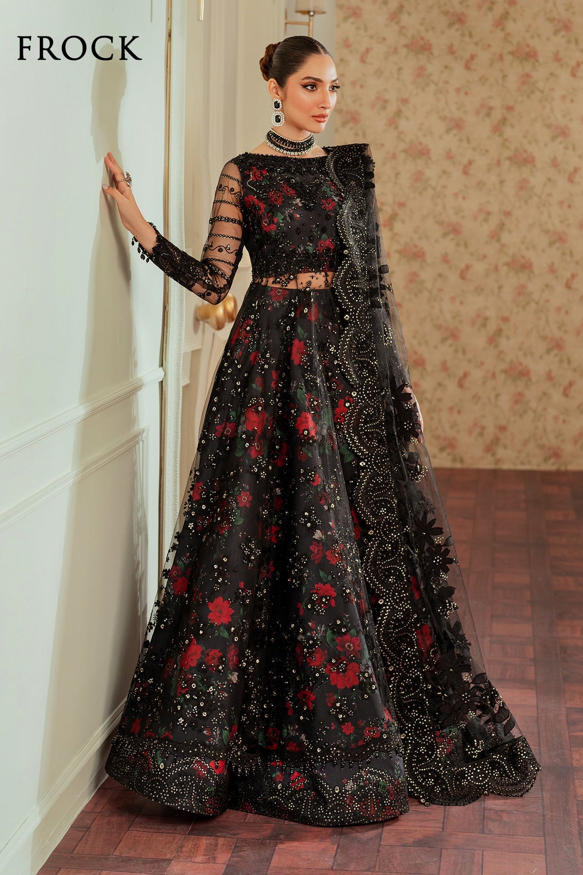 Baroque | EMBROIDERED NET | CH13-05