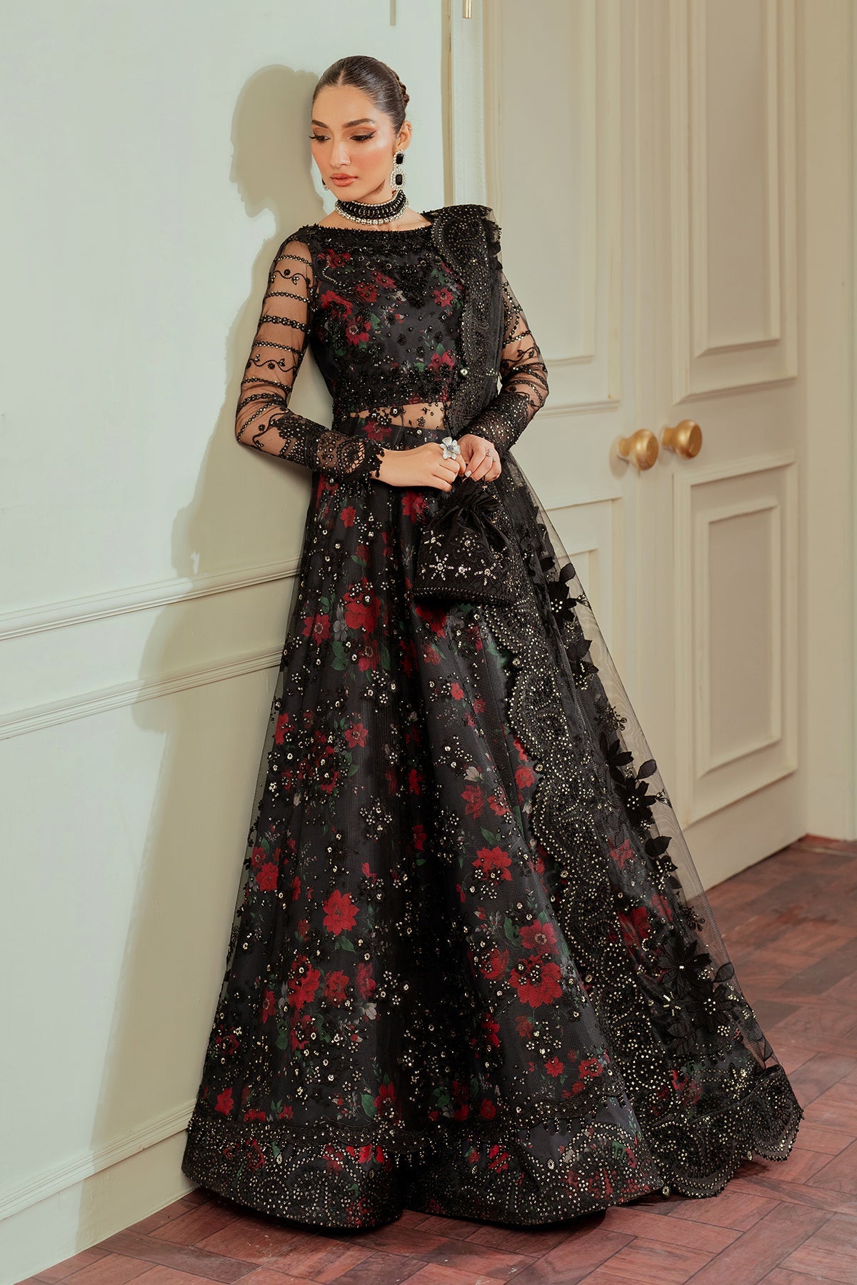 Baroque | EMBROIDERED NET | CH13-05