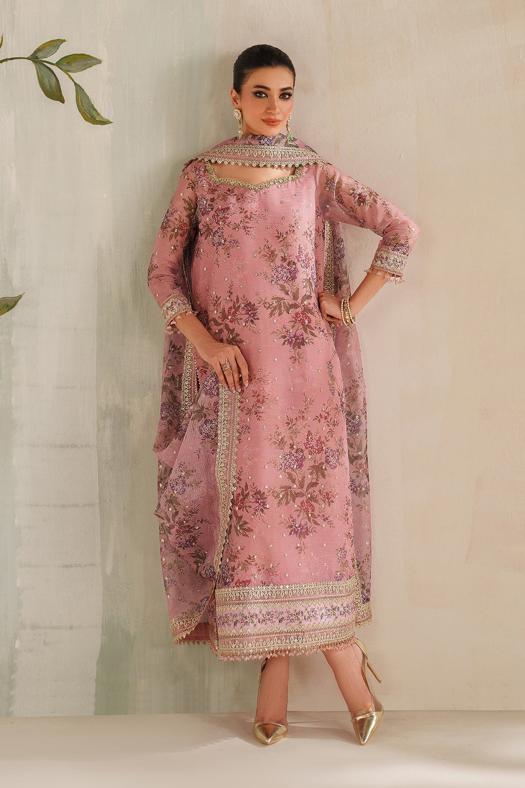 Baroque | EMBROIDERED COTTON NET | UF-4374