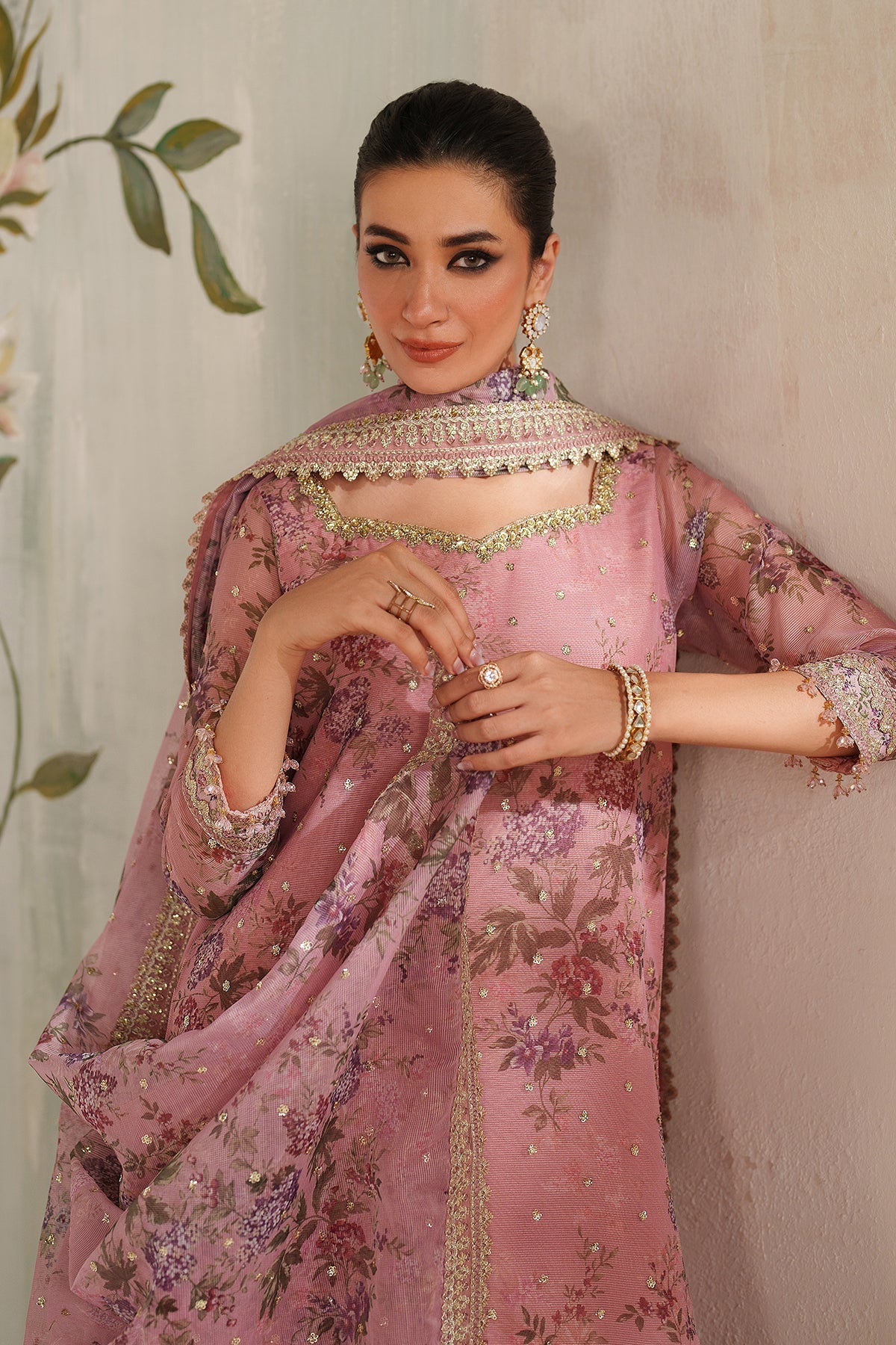 Baroque | EMBROIDERED COTTON NET | UF-4374