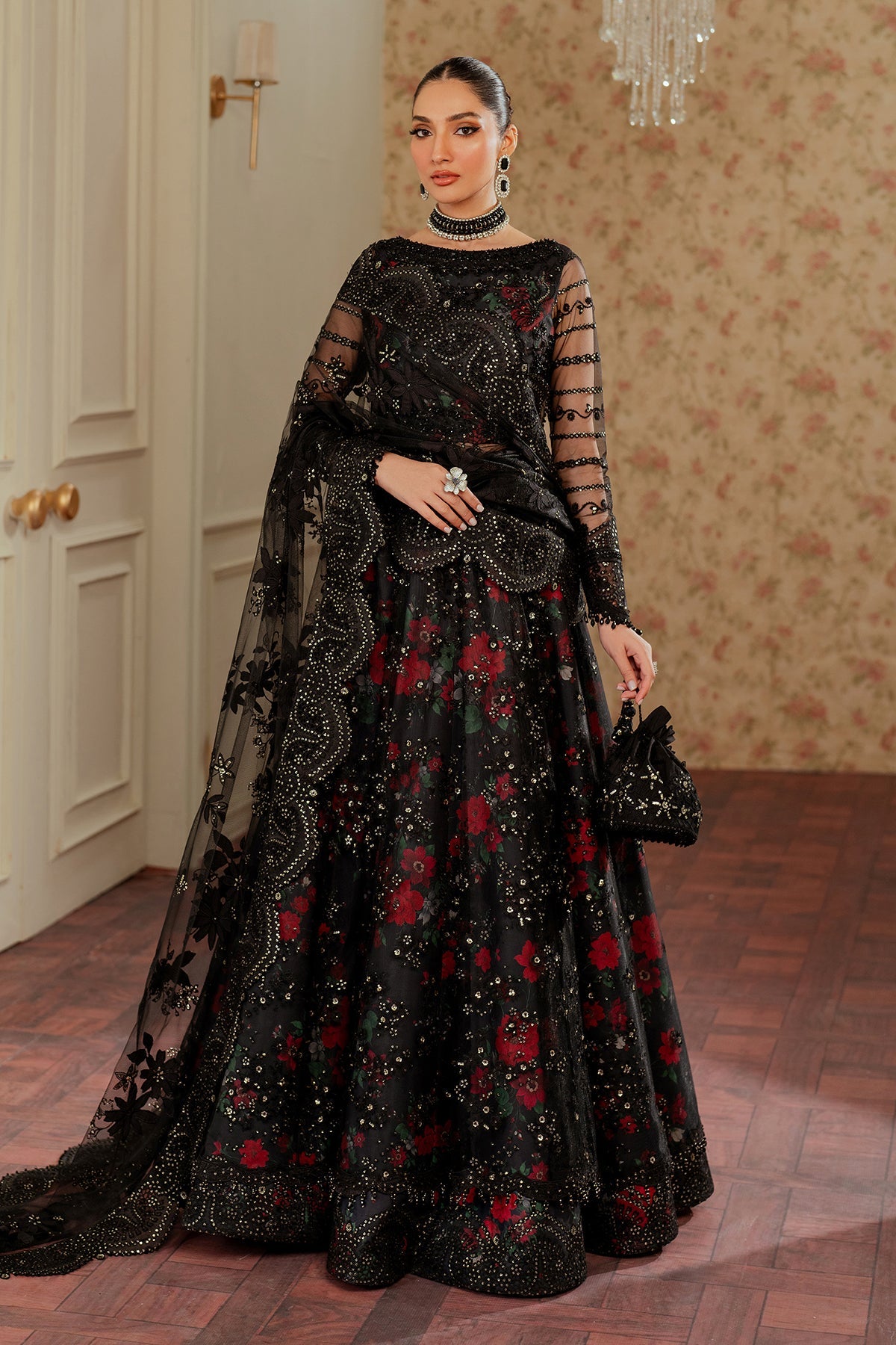 Baroque | EMBROIDERED NET | CH13-05