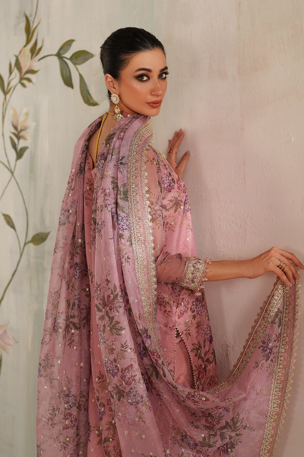 Baroque | EMBROIDERED COTTON NET | UF-4374