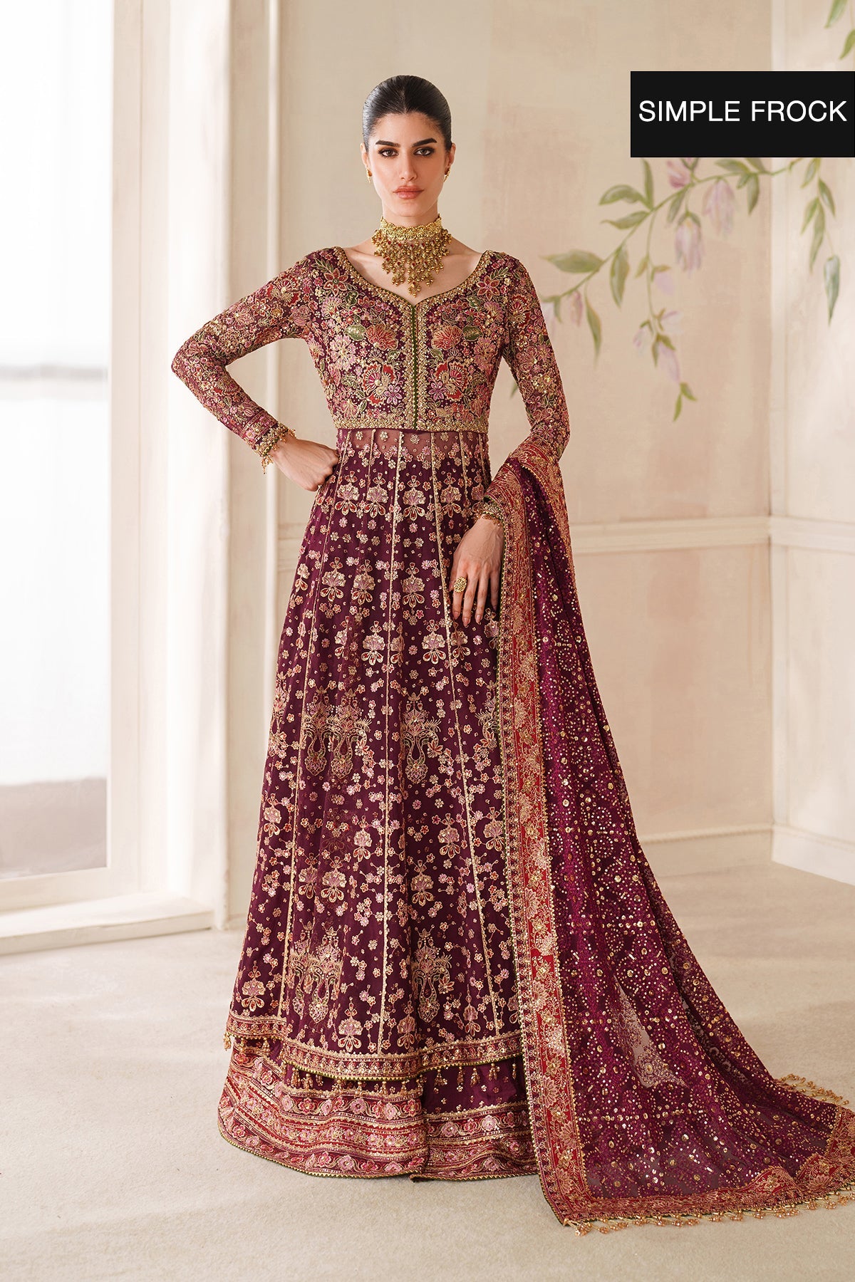 Baroque | EMBROIDERED CHIFFON | CH14-05
