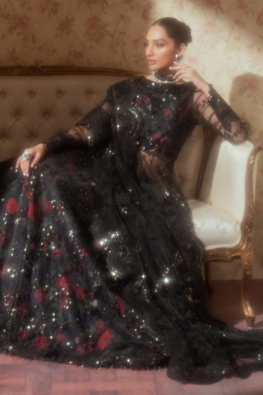 Baroque | EMBROIDERED NET | CH13-05