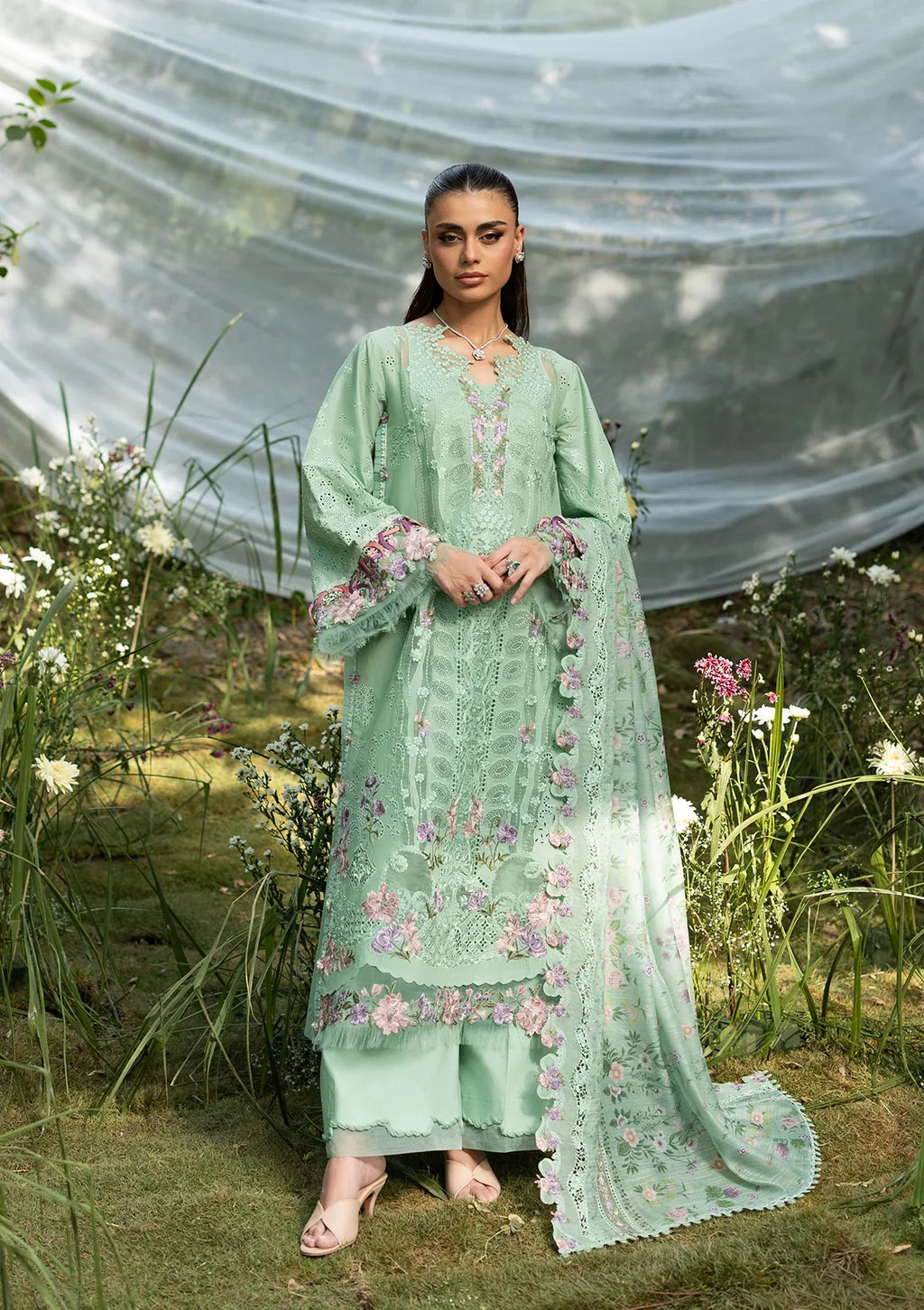 Elaf | Luxury Lawn Vol 2 '26 | Daisy Chain