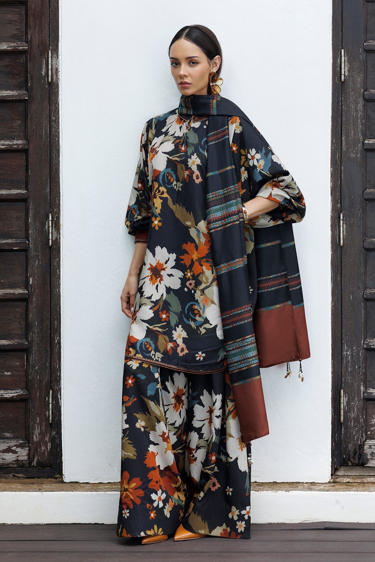 Baroque | Digital Printed Viscose Winter | SF-4561