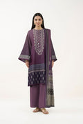 Sapphire | 3 pc Digital Printed Embroidered Lawn | 3PBE-WS26CL3-30