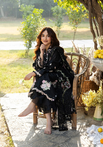 Elaf | Luxary Lawn | Midnight Blossom