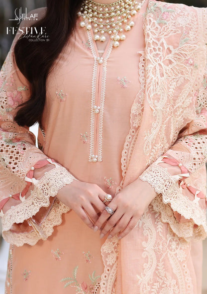 ELAF | Festive Chikankari Vol 2 | ECF-09 MAGNOLIA