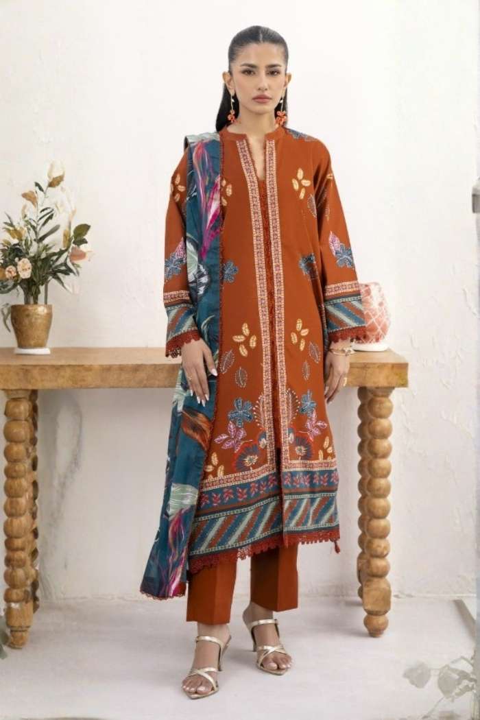 Yakin by Asifa | 3 Pc Unstitched | YBA-10