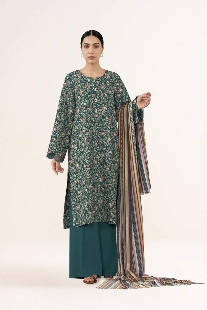 Sapphire | 3 Pc Printed Lawn Suit | 3PB-WS26CL11-110