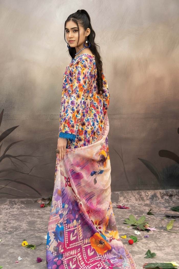 Riaz Arts | Elegant 3 Piece Lawn | RA-EX-05