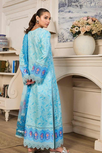 Raj Bari | Raha - 3 pc Premium Chikankari Prints | RBR - 05