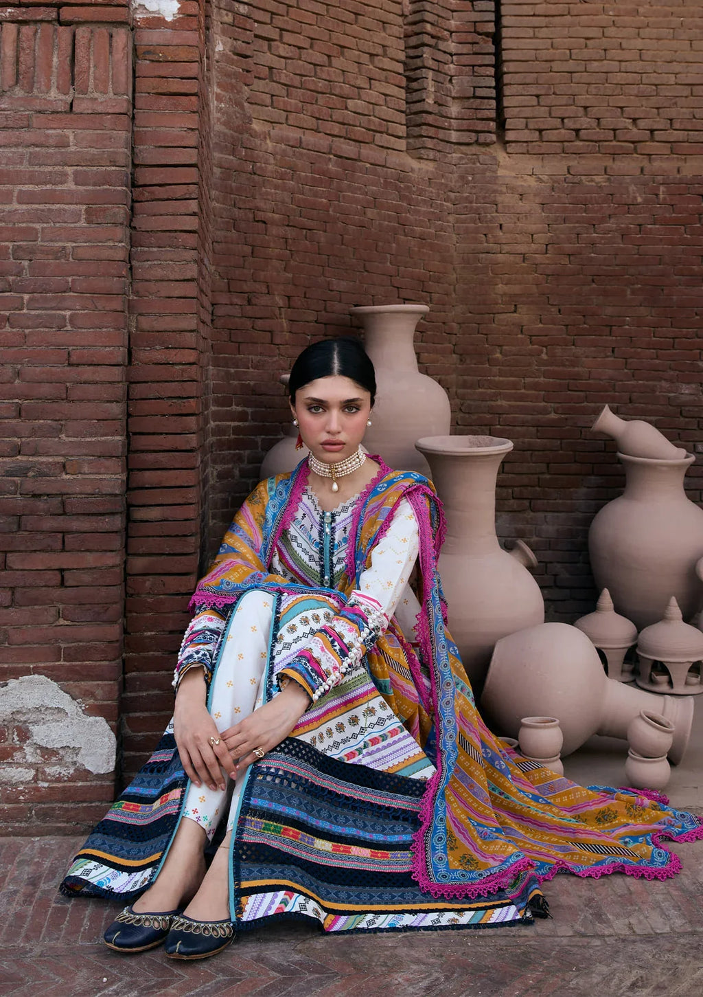 Kahf | Aangan Prints Chiffon '26 | Yasmeen