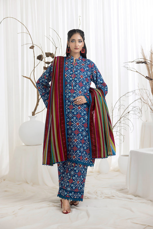 REGALIA | Salina Printed Khaddar | SSPKV1-10