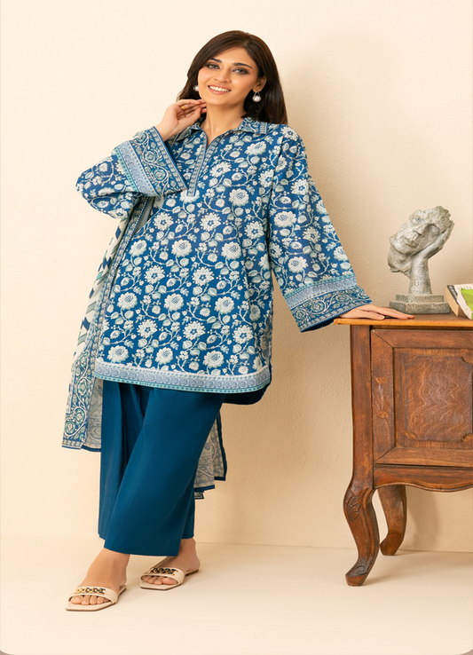 GULAHMED | PRINTED KHADDAR 3PCS  | 01