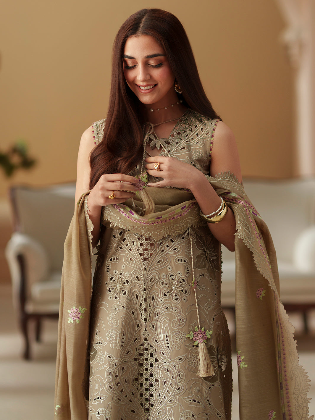 Bin ILyas | Mashriq Luxury Lawn '26 | D-113-A