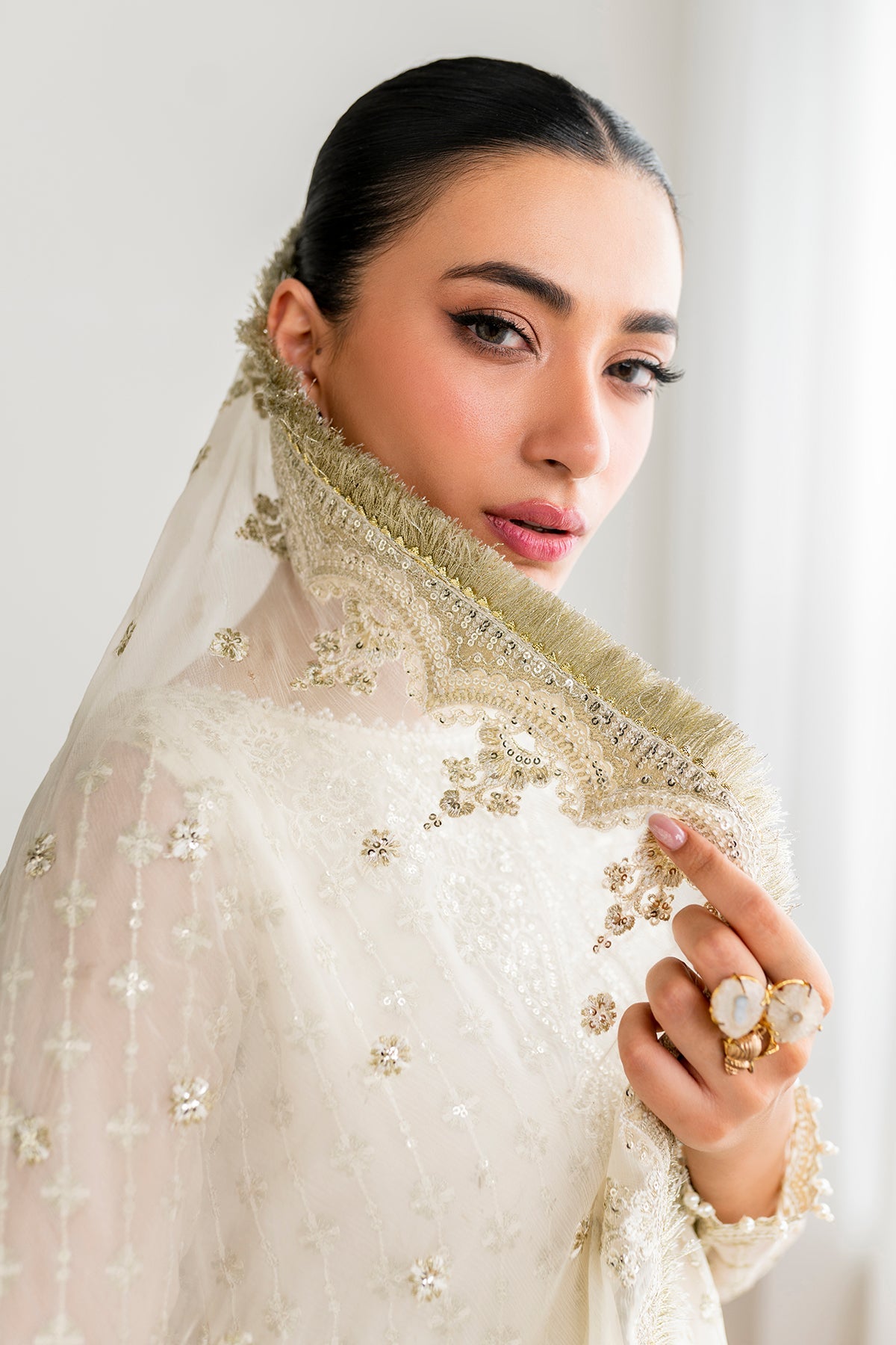 Baroque | EMBROIDERED CHIFFON | UF-687
