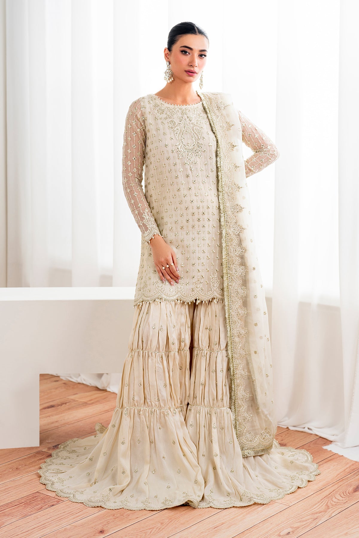 Baroque | EMBROIDERED CHIFFON | UF-687