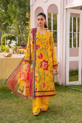 Rajis | Gul Rang - Print kari Embroidered | RGR-06