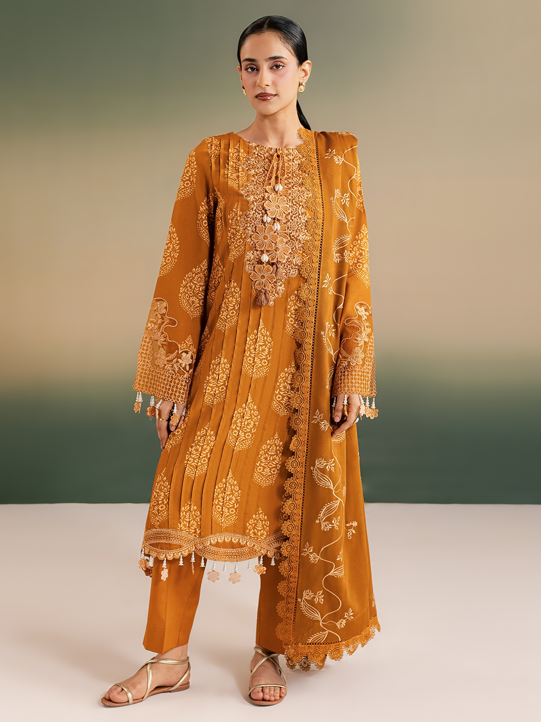 Mahnur | Sage winter Lilen | IM-11