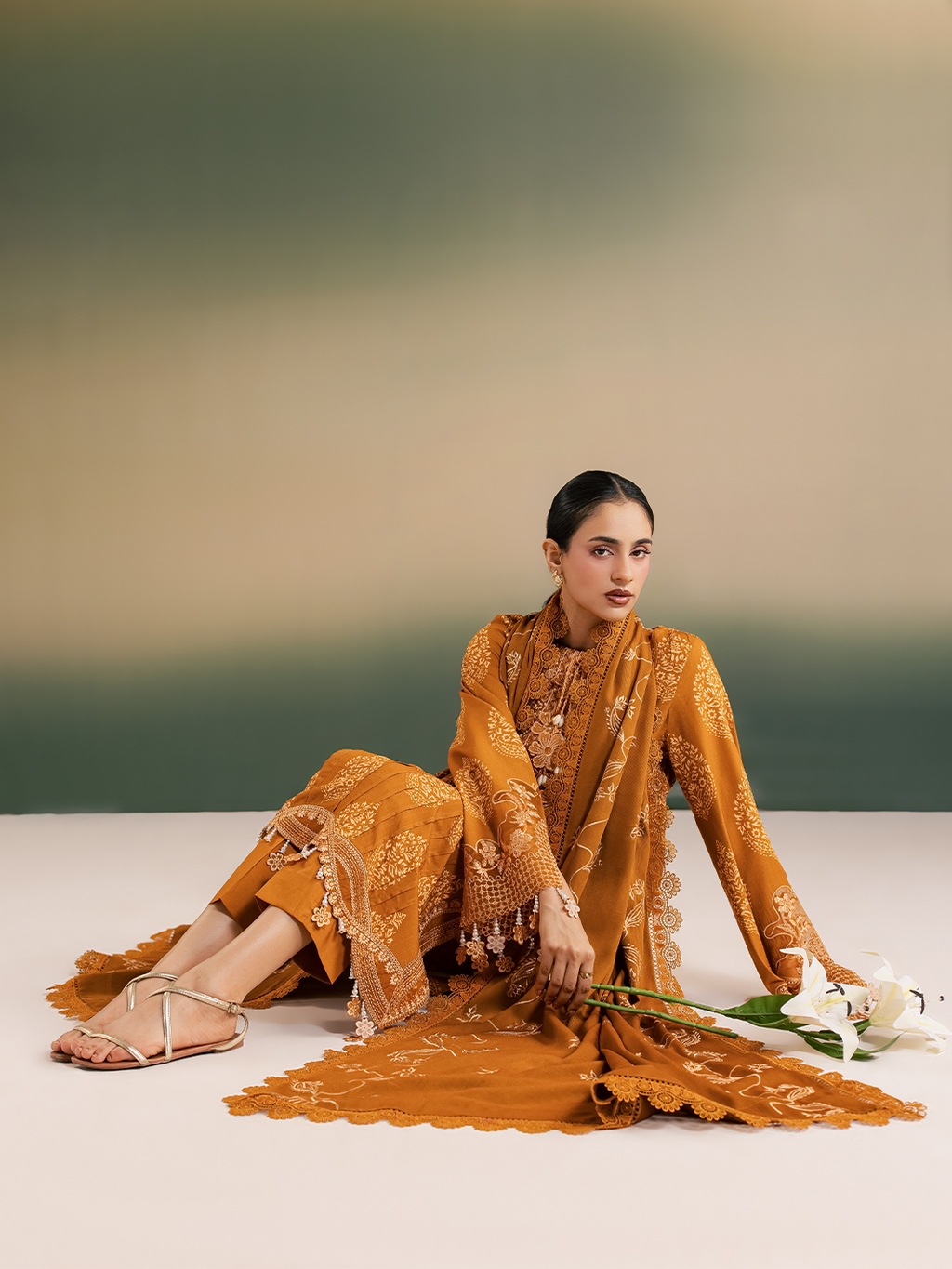 Mahnur | Sage winter Lilen | IM-11