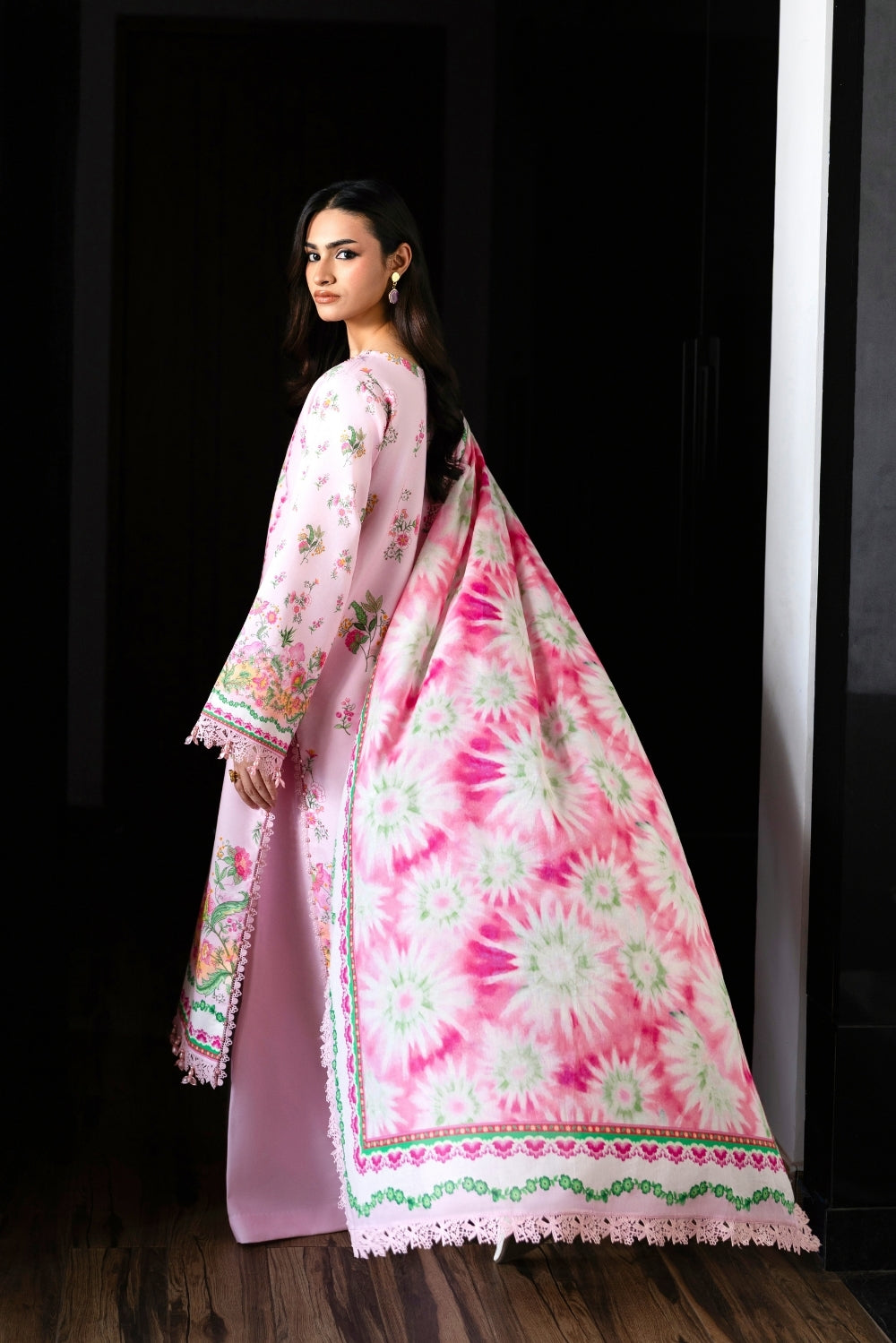 Naqsh | Midnight Meadow Lawn | Rosette