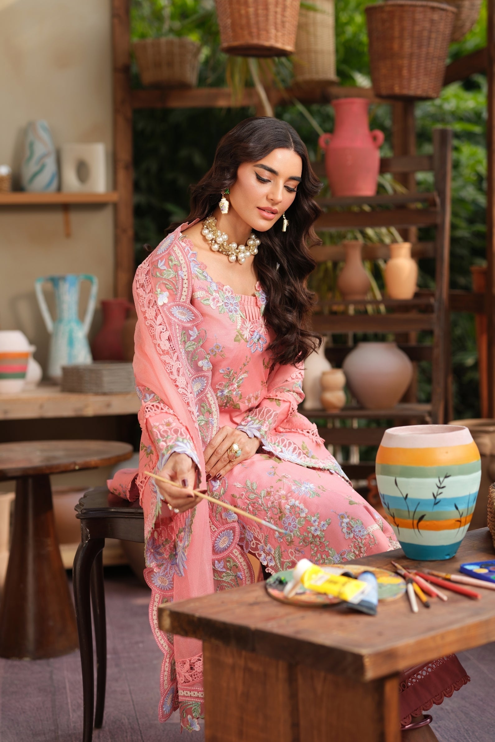 Maryam Hussain | Luxury Lawn '26 | Dimple