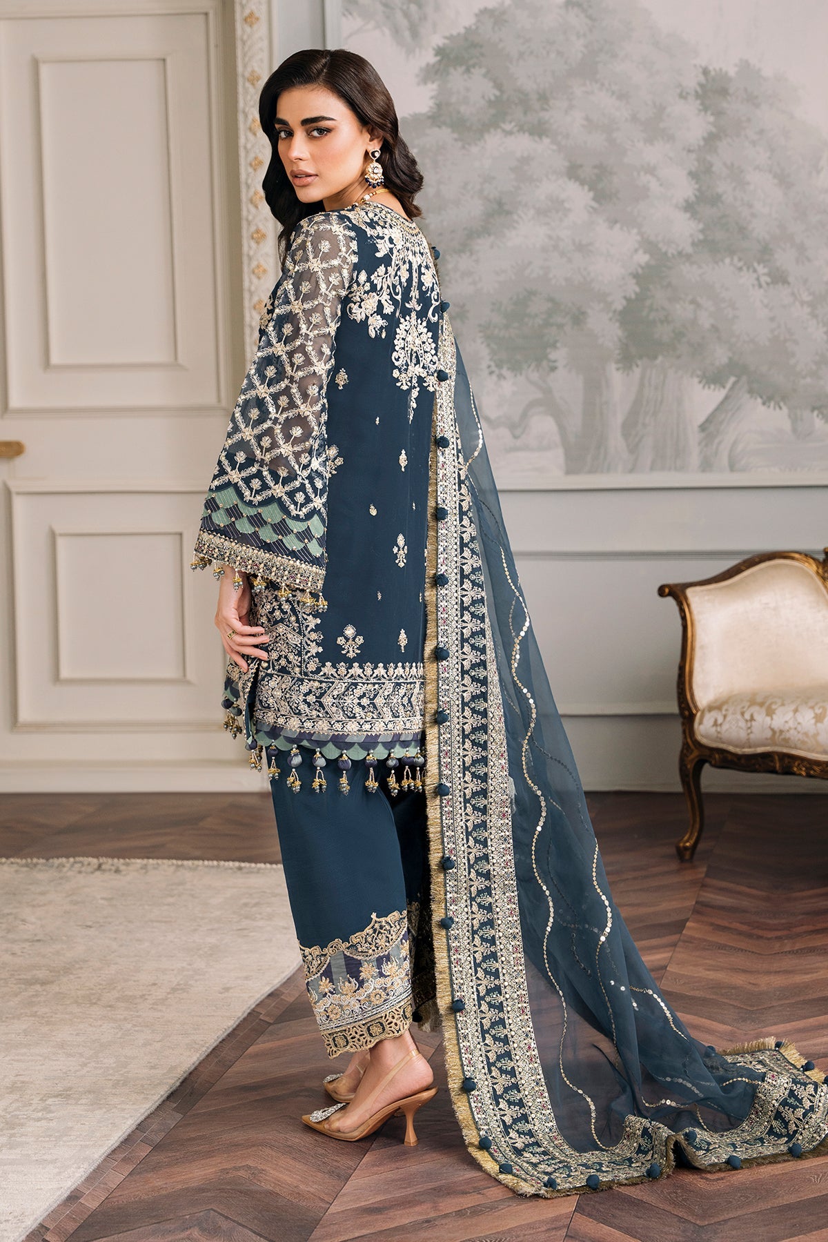 Baroque | EMBROIDERED CHIFFON | CH12-01