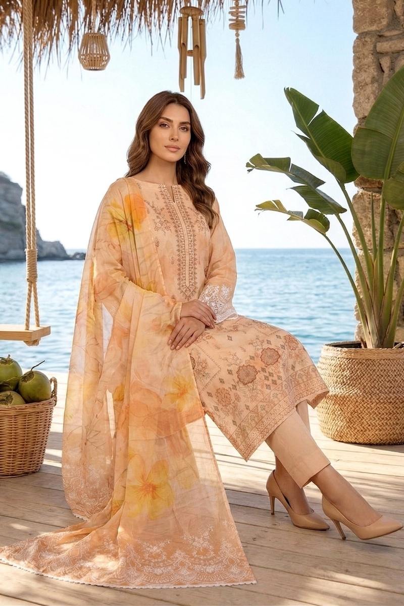 Riaz Arts | Distoor Supreme Lawn - 3 Pc | RA - D - 06