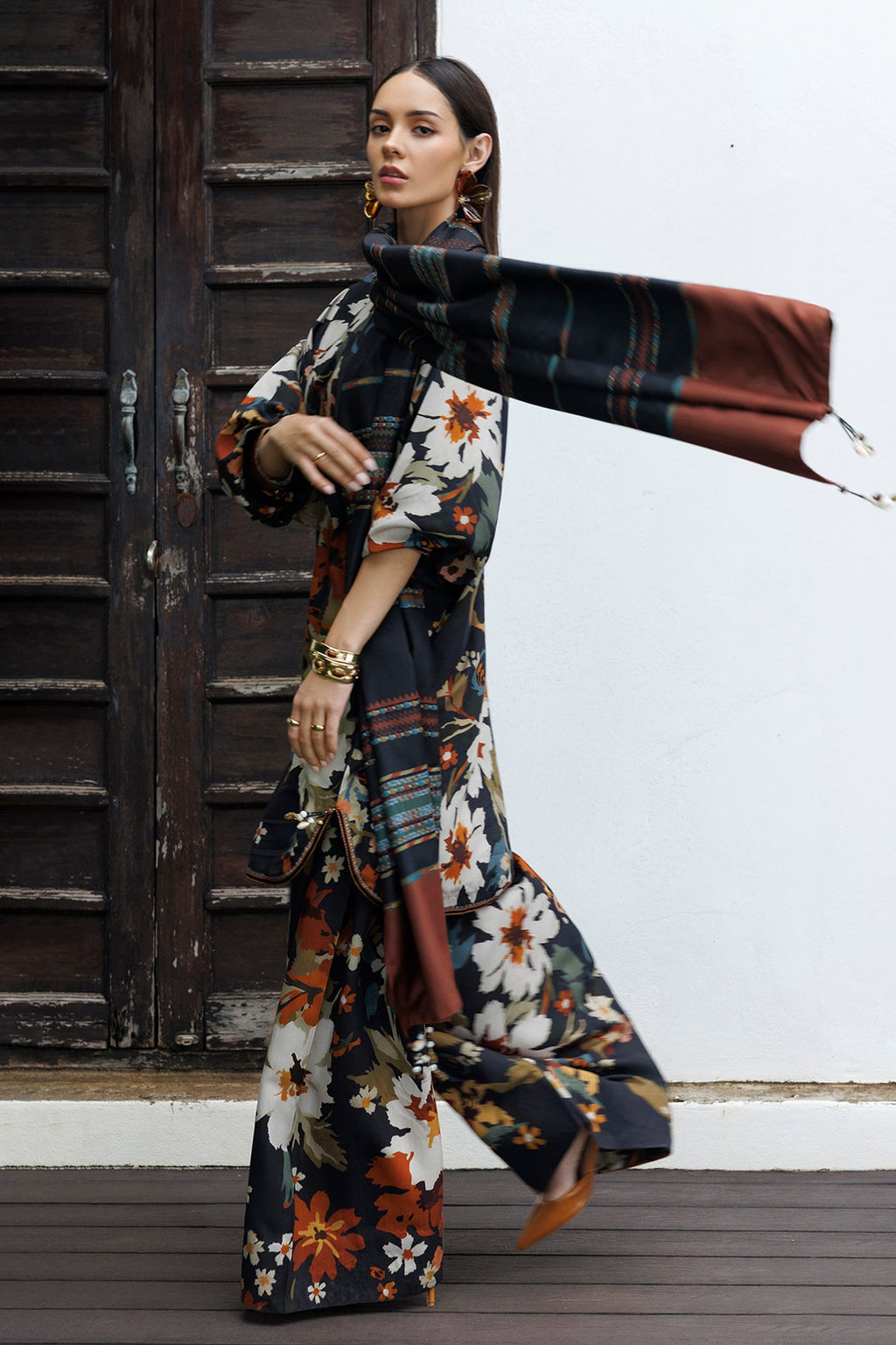 Baroque | Digital Printed Viscose Winter | SF-4561