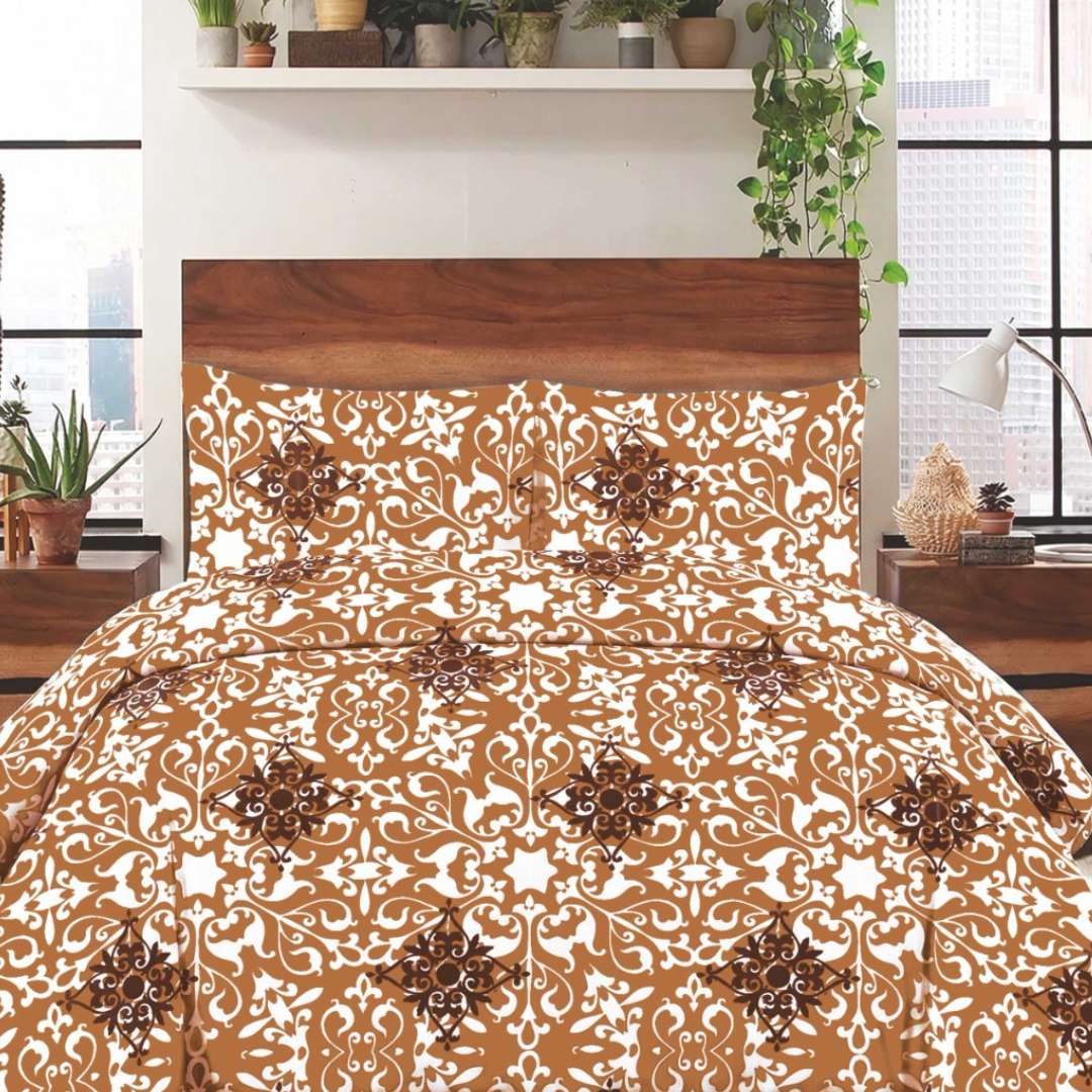 Zainab Fatima | King Size Bed Sheet Set | ZF-BED-011