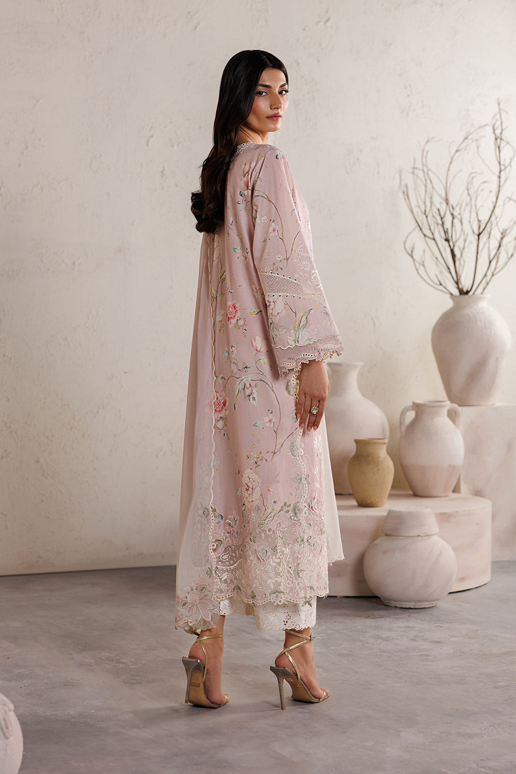 Iznik | Festive Embroidered Lawn | IBE-12
