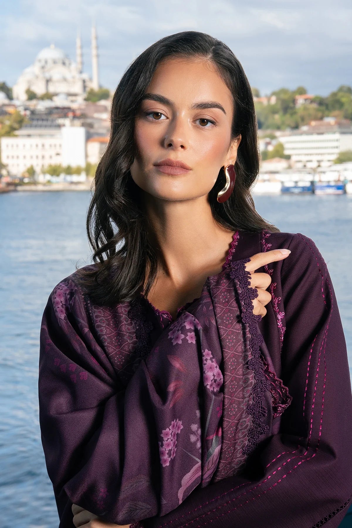 Rang Rasiya | Meet Me in Istanbul Khaddar Winter | Mauve