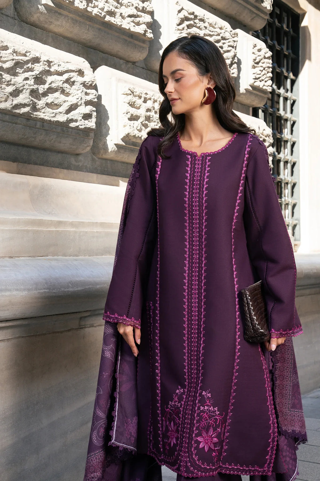 Rang Rasiya | Meet Me in Istanbul Khaddar Winter | Mauve