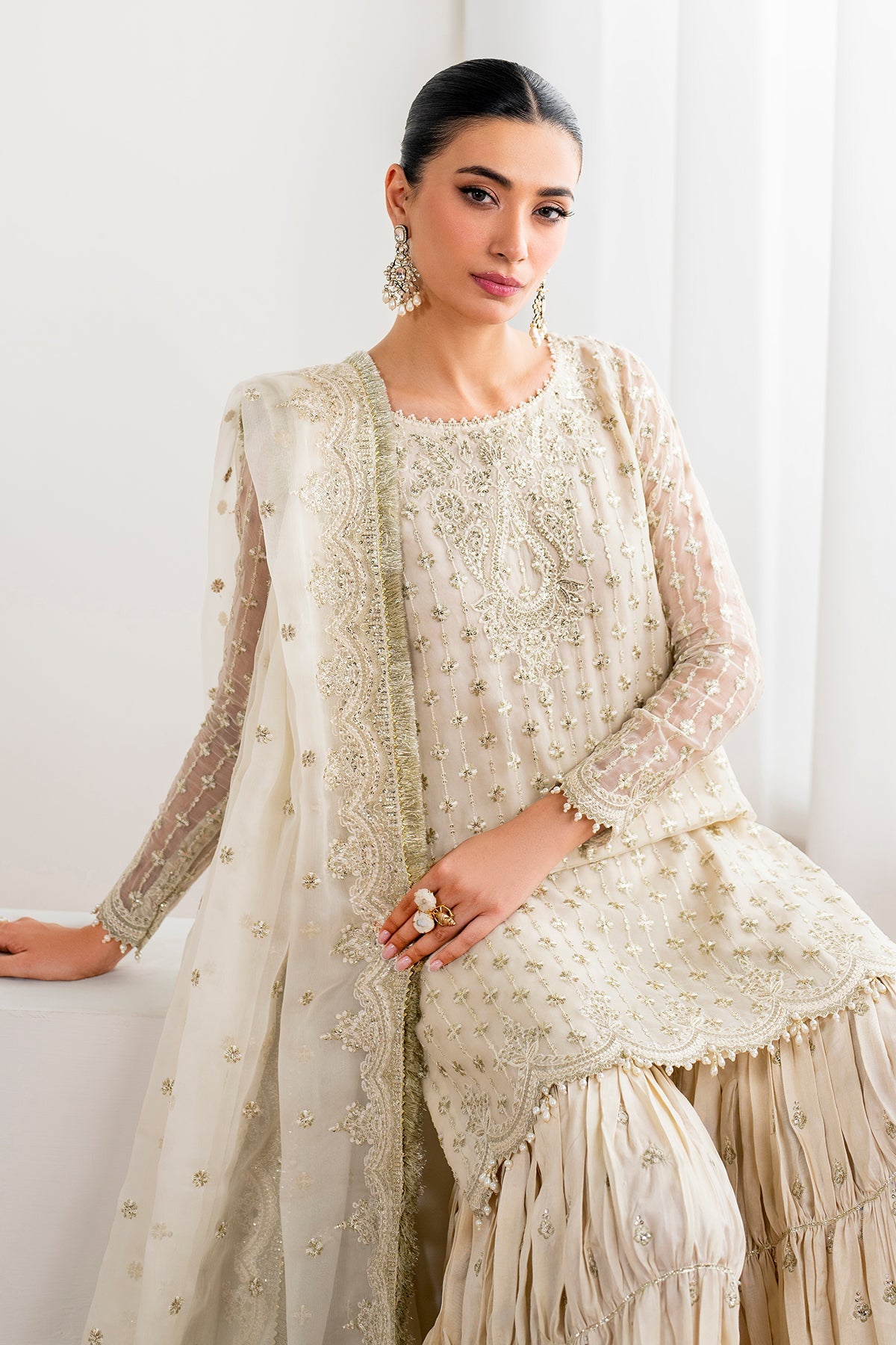 Baroque | EMBROIDERED CHIFFON | UF-687