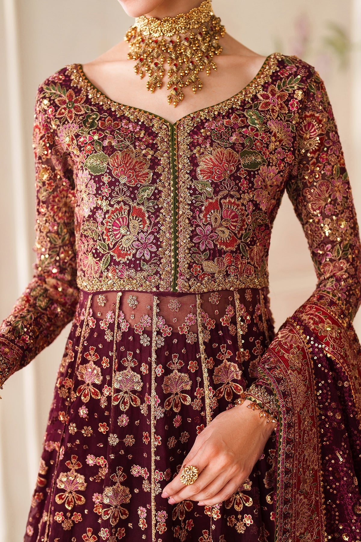 Baroque | EMBROIDERED CHIFFON | CH14-05