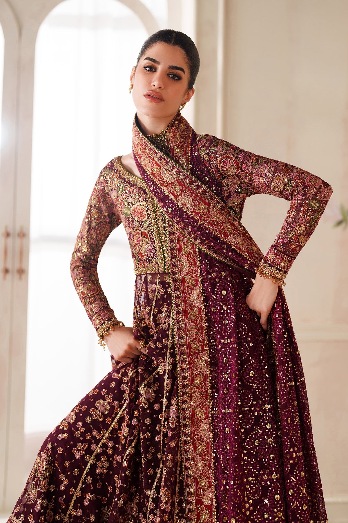 Baroque | EMBROIDERED CHIFFON | CH14-05