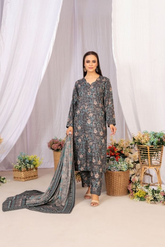 Tawakaal | Lireh 3Pcs Digital Print suiting | D-5429
