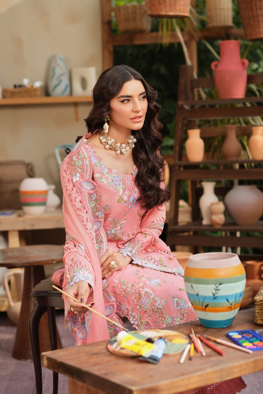 Maryam Hussain | Luxury Lawn '26 | Dimple