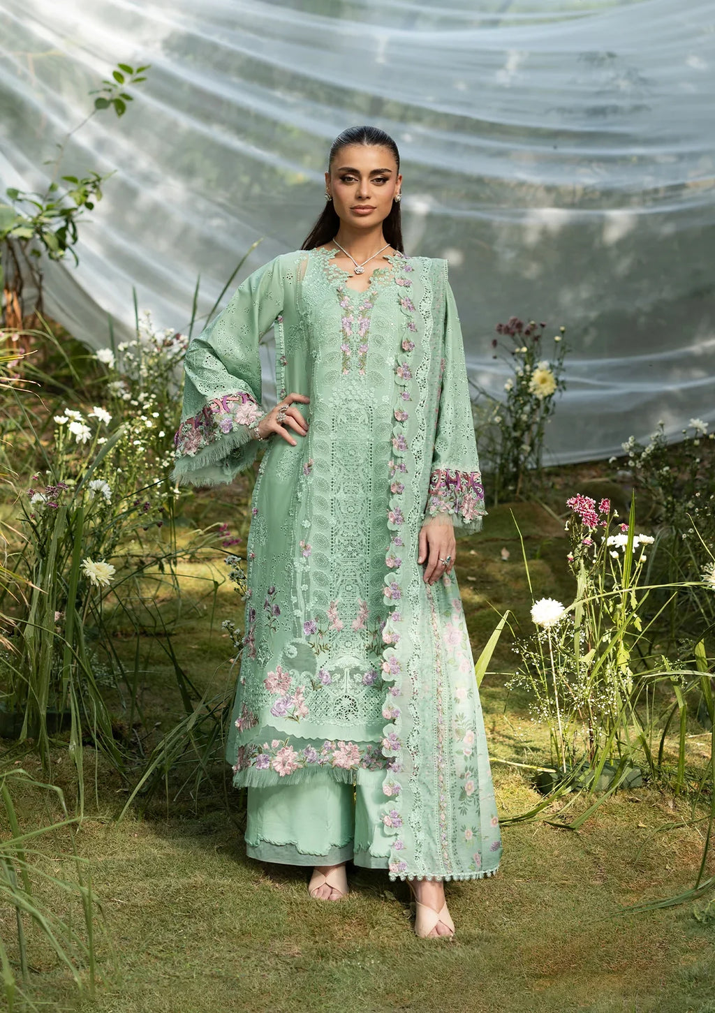 Elaf | Luxury Lawn Vol 2 '26 | Daisy Chain