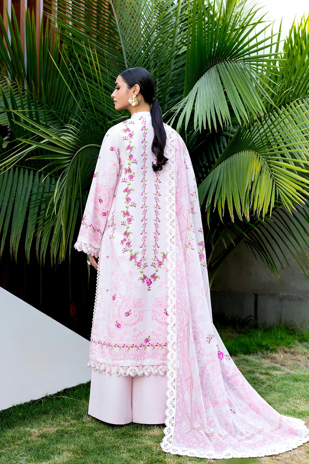 Naqsh | The Breeze Edit Lawn | Pink	Aurora