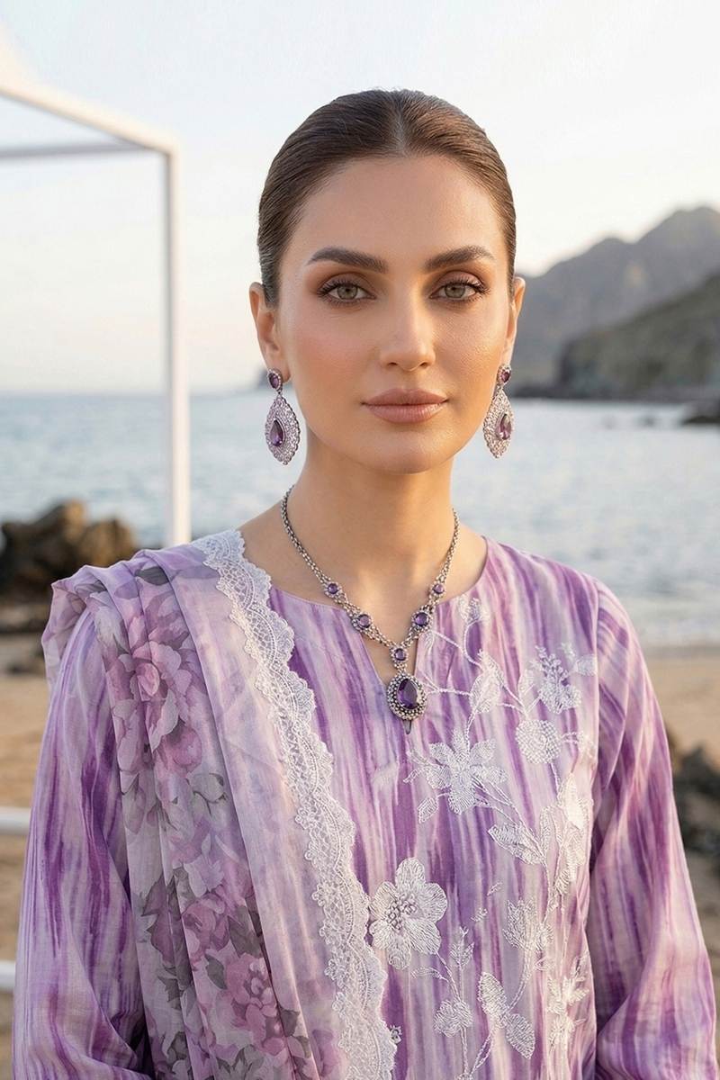 Riaz Arts | Rang-e-Noor Luxury Lawn - 3 Pc | RA - RN - 06