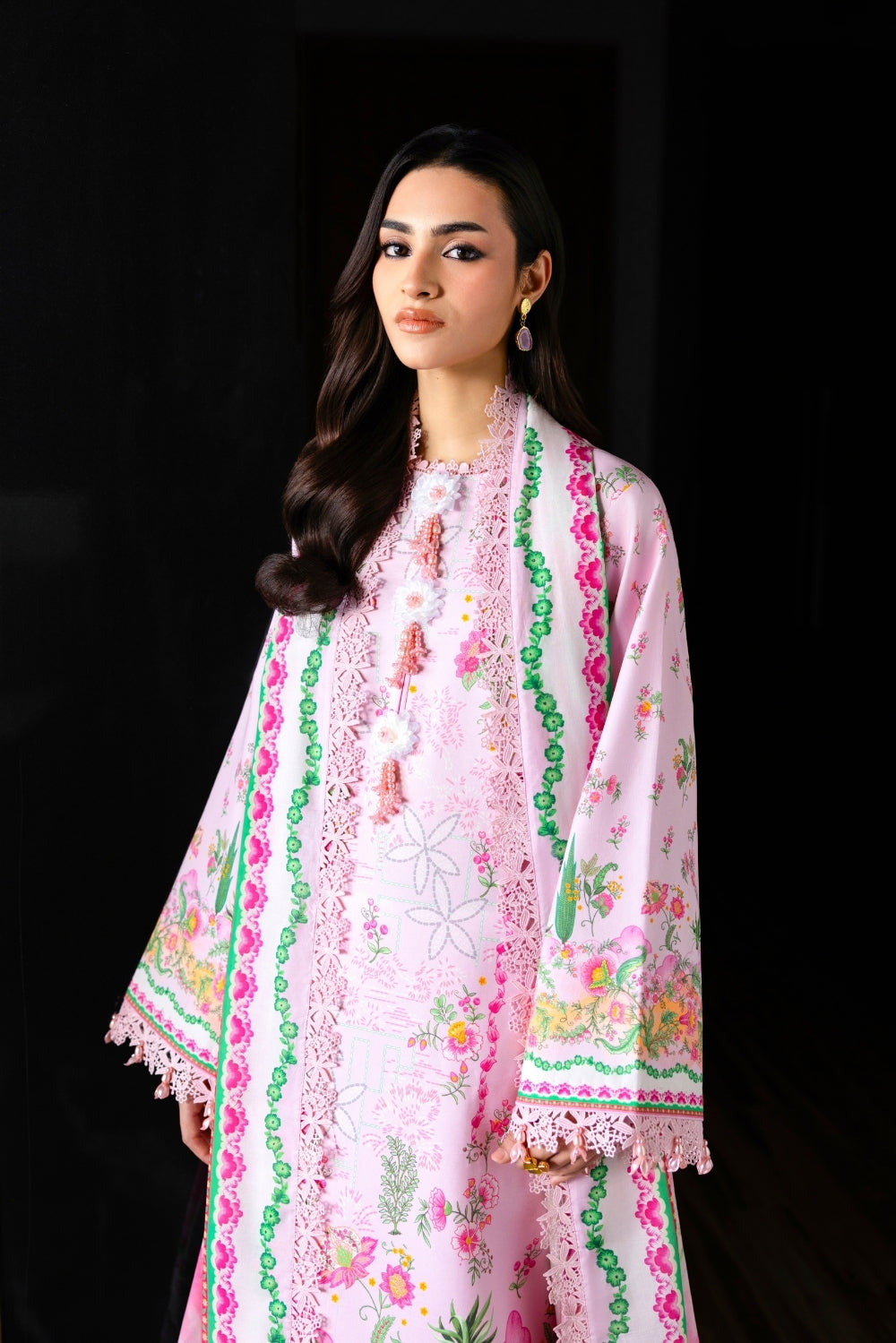 Naqsh | Midnight Meadow Lawn | Rosette